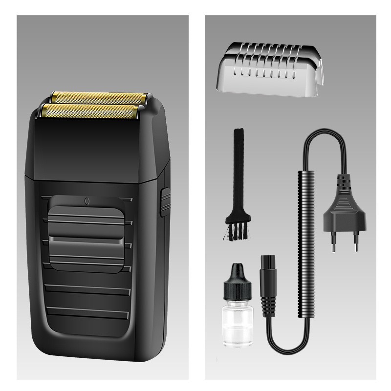 Máy cạo râu, cạo khô Kemei-1102- máy cạo khô- lưỡi kép đa năng-dụng cụ làm tóc ptc