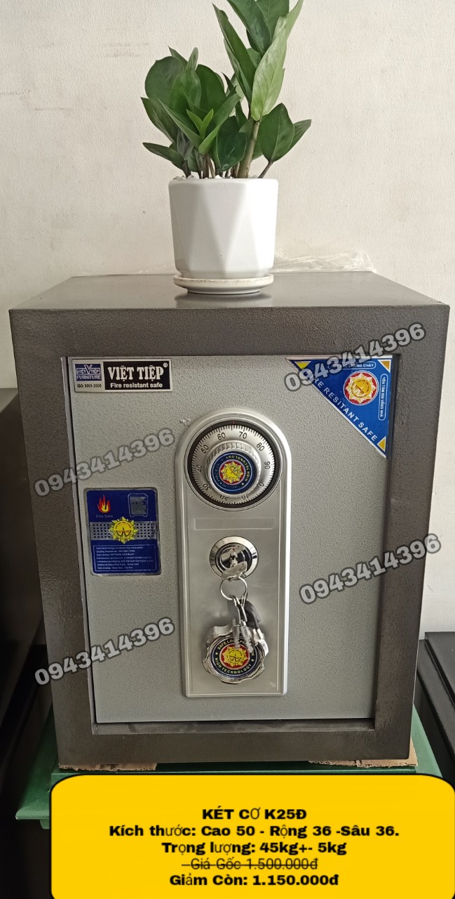 Két Sắt Việt Tiệp KD25 Khóa Cơ