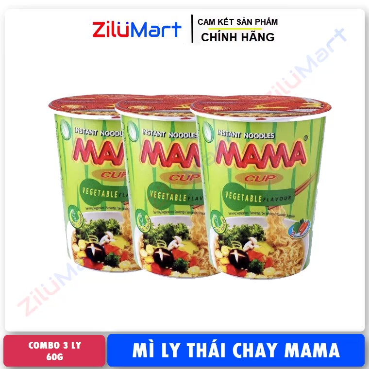 Mì ly chay Mama rau củ loại 60g