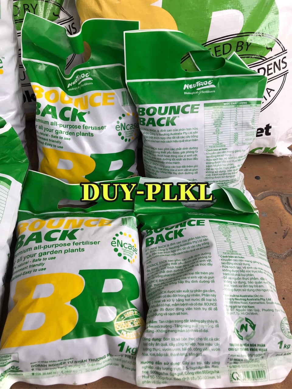 Phân Hữu Cơ Bounce Back Của Úc, Phân Cá Hữu Cơ- Túi 1Kg. phân cá hữu cơ, phân đạm cá tan chậm. phân cá úc.phân hữu cơ úc xanh.