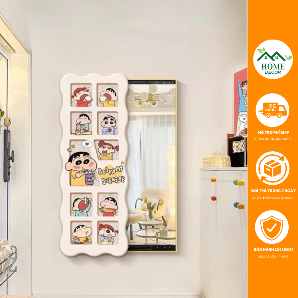 Gương Decor Phòng Ngủ, Gương Cho Bé , Gương Trượt Thông Minh Decor _Homes