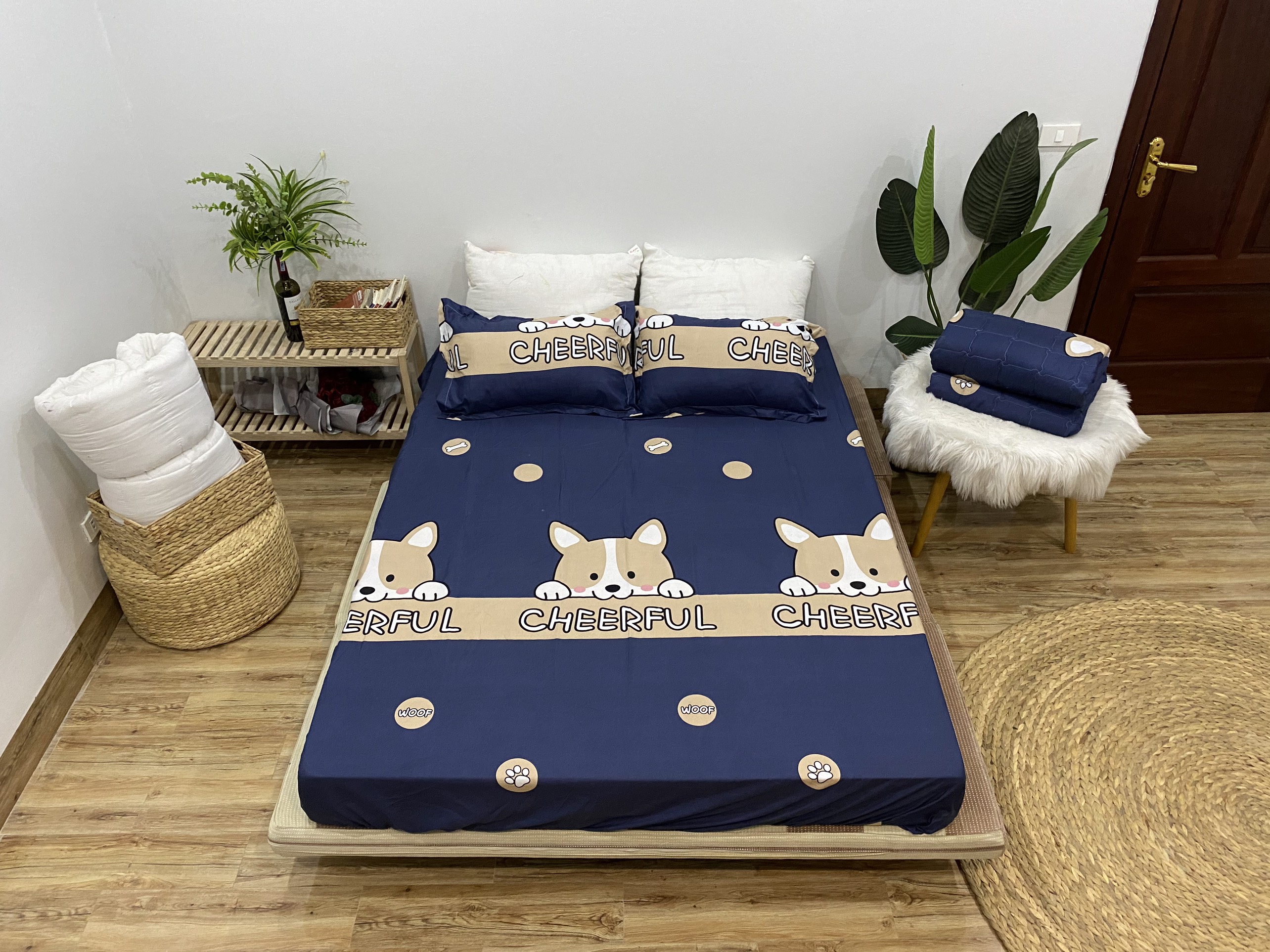 Set ga gối mẫu thú cưng chm28