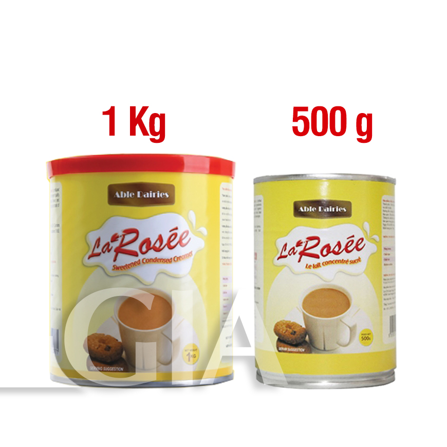 Sữa Đặc có đường La'Rosee Larosee Lon 1kg/500g