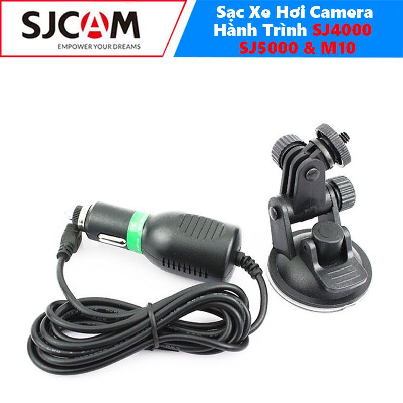 Tẩu sạc xe hơi cho camera hành trình sjcam sj4000 / sj5000 / m10 - hãng phân phối chính thức