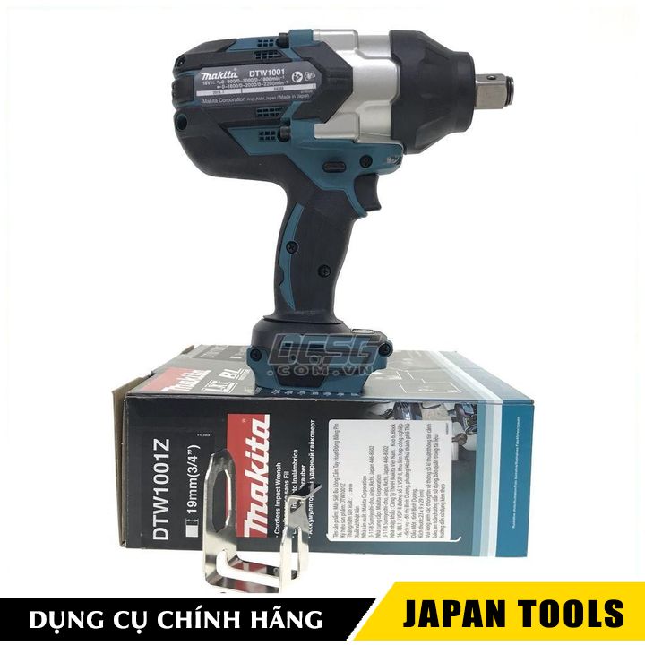 Máy siết bu lông 19mm dùng pin 18v makita dtw1001z | japan tools