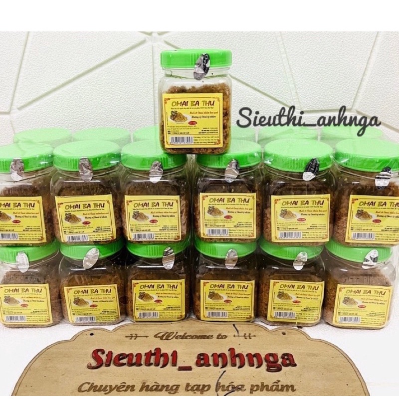 Muối ớt ô mai bà thu hũ 100g