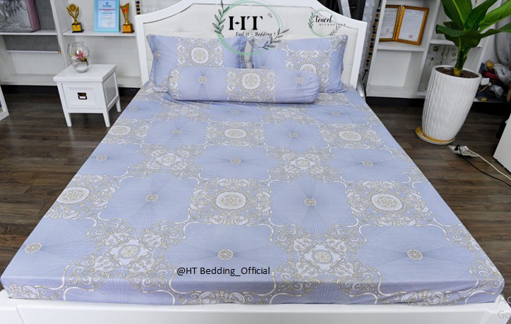 MẪU MỚI - Trọn bộ chăn ga trải giường Tencel Microfiber, ga trải giường, vỏ gối nằm, vỏ gối ôm dây kéo, mền chần gòn tencel, cao cấp, mát mịn