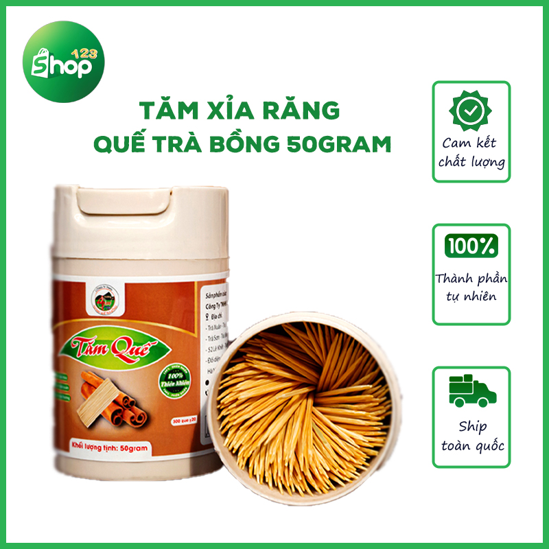 Tăm xỉa răng hương quế trà bồng