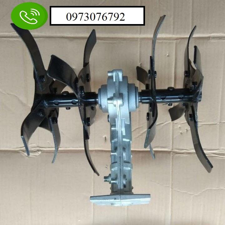 Đầu xới đất lắp cho máy cắt cỏ ty 9 khía cần 26mm và 28mm