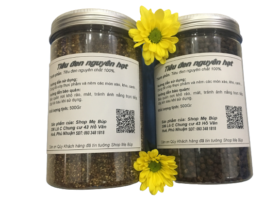 250gr Tiêu đen xay sẵn thơm ngon tròn vị
