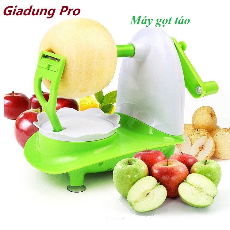 Máy gọt táo 2 màu - máy gọt hoa quả - máy gọt đa năng - giadung pro
