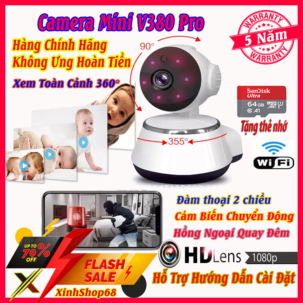 Camera Mini Có Quay Ban Đêm Camera IP Wifi 1080P HD Kết Nối Điện Thoại Máy Quay An Ninh Gia Đình Không Dây Máy Quay IP HD Tầm Nhìn Ban ĐêmCamera WiFi Máy Quay Video