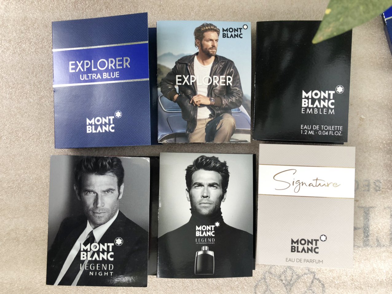 Mẫu thử Vial nước hoa Mont Blanc chính hãng các mùi