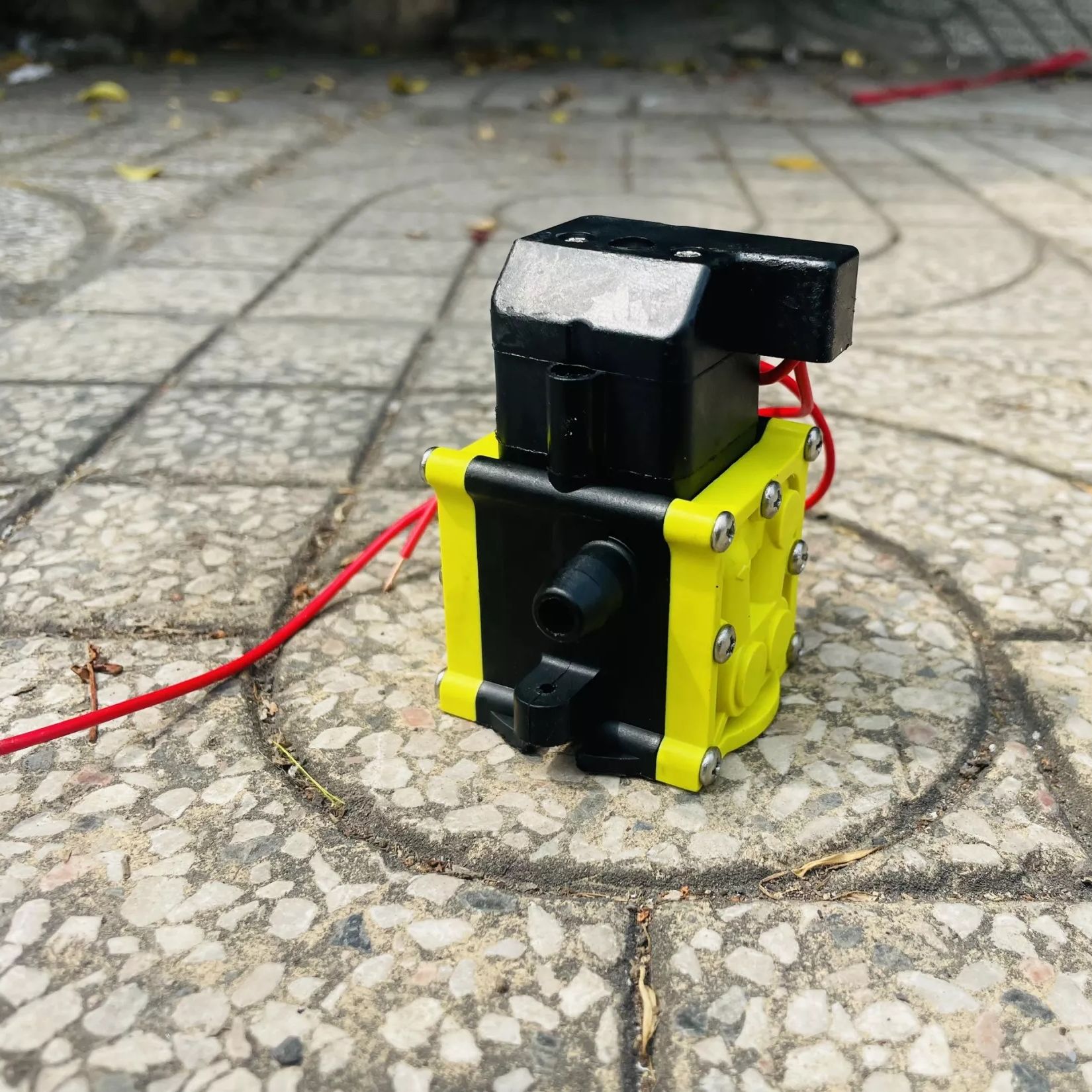 Đầu bơm đơn, bơm đôi 12v dc - linh kiện máy bơm nước mini