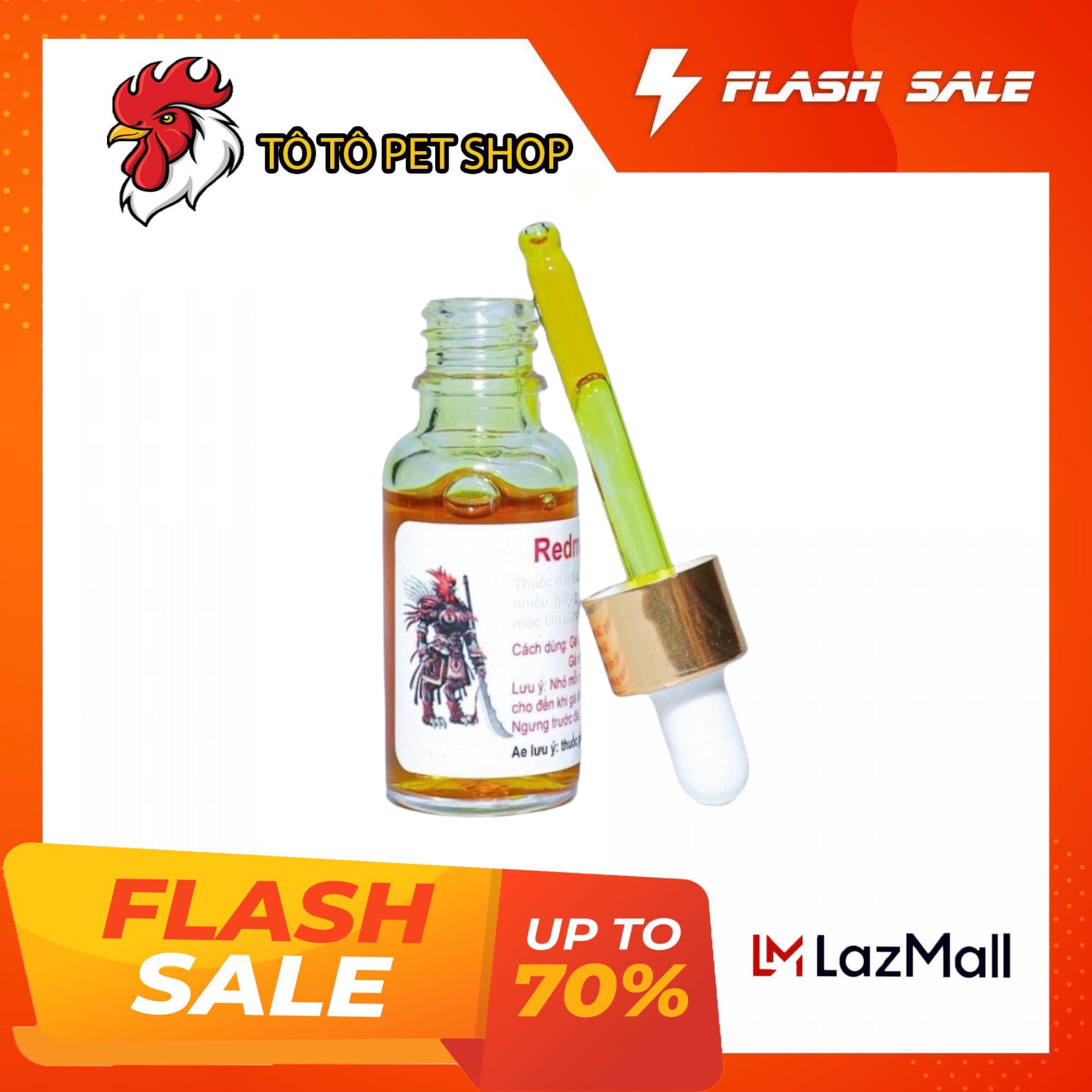 Redmin vàng- 20ml dinh dưỡng cao cấp cho gà đá