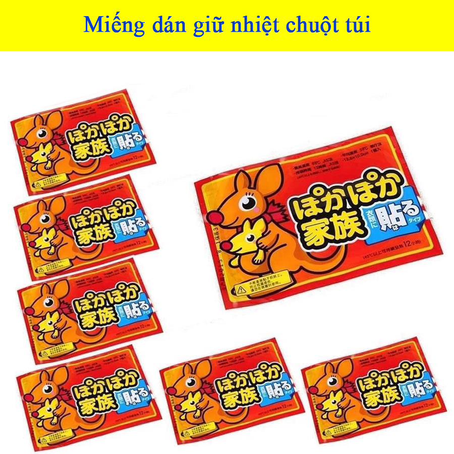 Miếng Dán Giữ Nhiệt Con Chuột Túi, Dán Nóng Cơ Thể, Bàn Chân