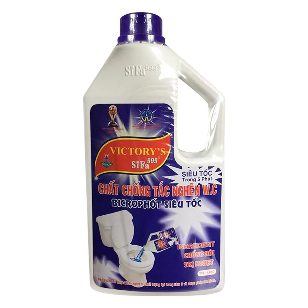 Thông tắc cống thông tắc bồn cầu,thông tắc ống thoát nước cực mạnh siêu nhanh 5 phút Sifa 700g/800g chống hôi hiệu quả
