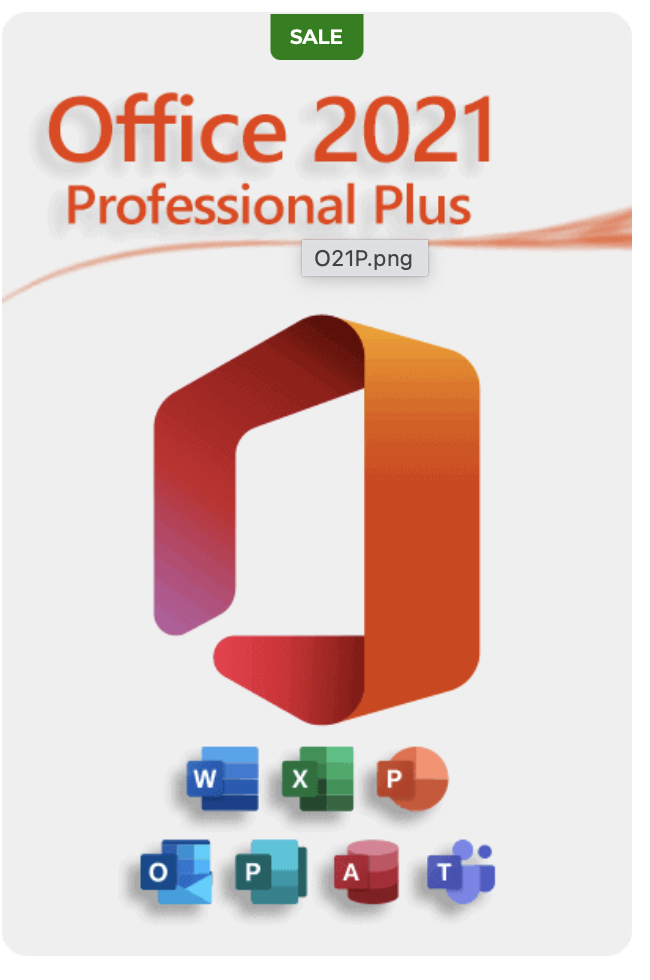 Phong thư tặng kèm Key Microsoft Office Pro Plus Home 2021 bản quyền vĩnh viễn