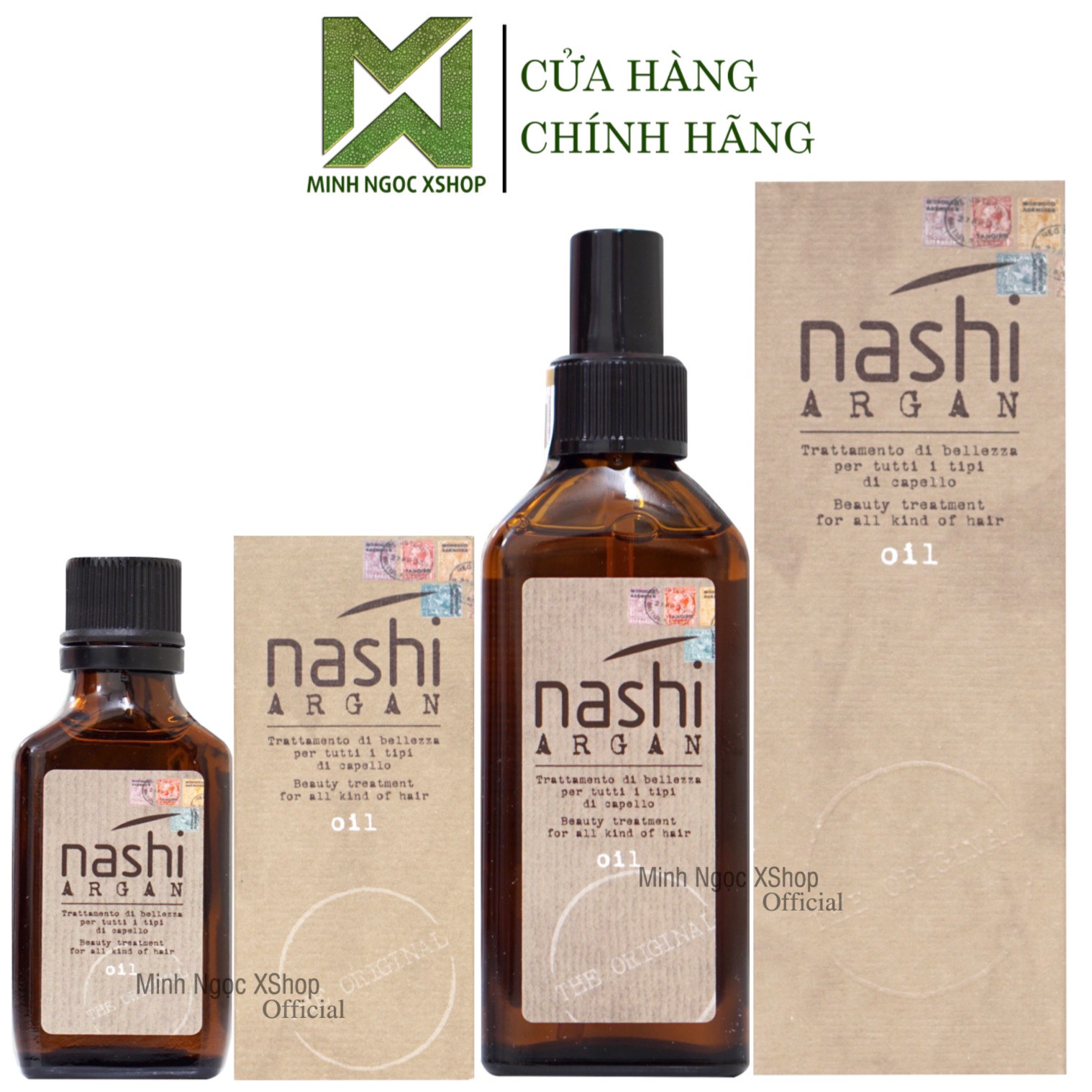 Tinh dầu dưỡng tóc nashi argan oil 30ml - 100ml