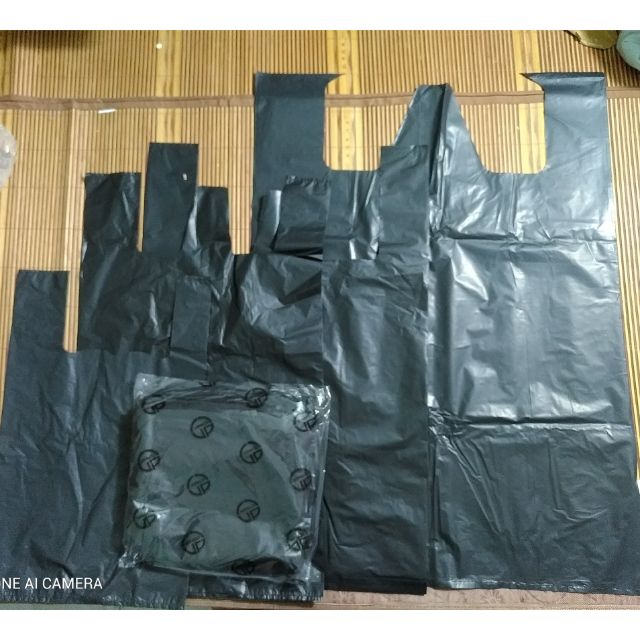 1kg túi nilon đen tiện lợi các kích cỡ