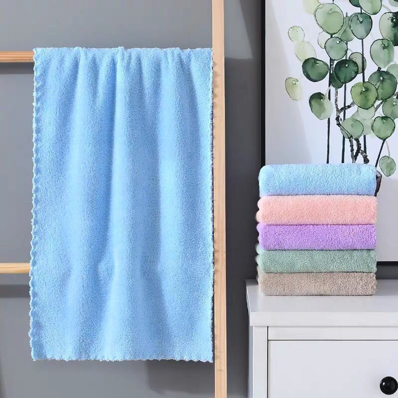 Khăn lau mặt siêu mềm Living C KSM  khăn tắm đa năng mềm mại siêu thấm nước, chất vải dày, không ra lông, chất liệu an toàn cho da