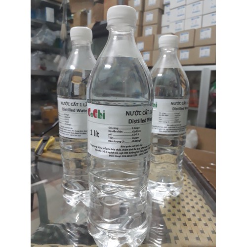 Nước cất 1 lần dùng pha hóa chất, châm acquy