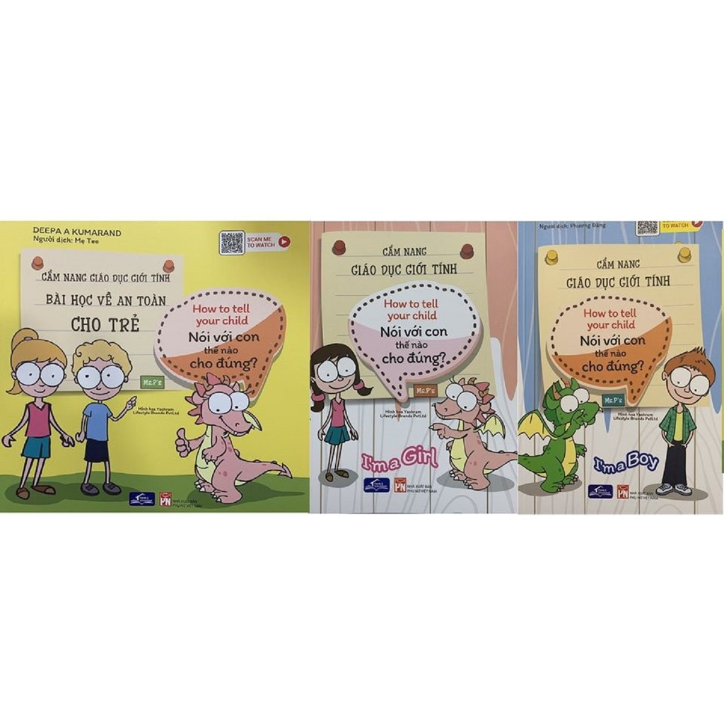 Nguyetlinhbook Sách Xịn - Bộ Cẩm Nang Giáo Dục Giới Tính .