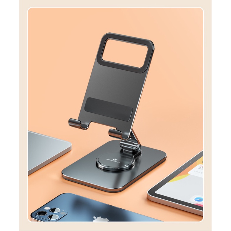 Giá đỡ điện thoại iPhone, tablet, máy tính bảng iPad chân xoay 360 độ tiện lợi L05