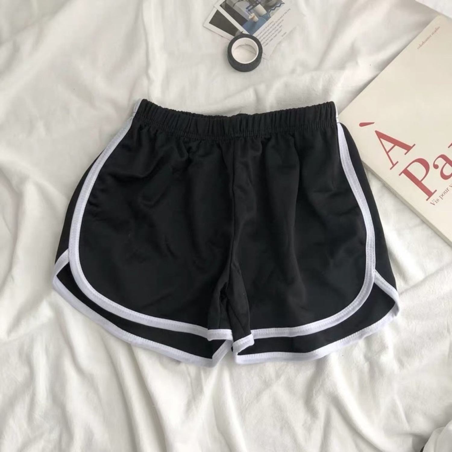 Quần đùi thể thao - quần đùi ngủ viền sọc- quần short thể thao