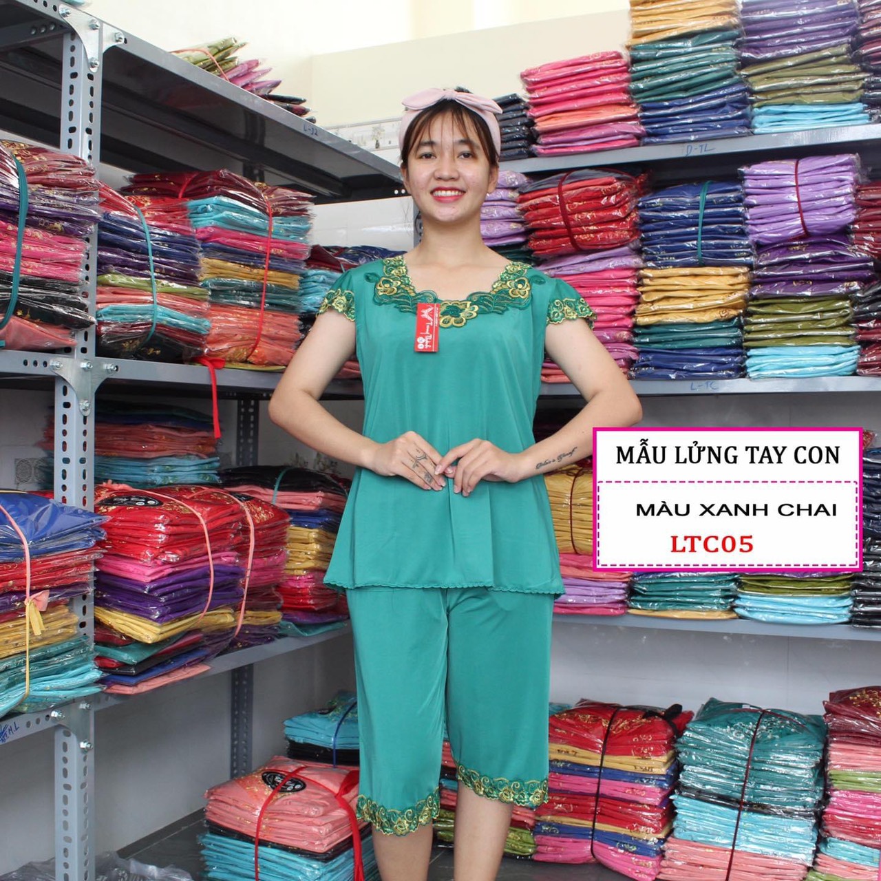 Đồ bộ nữ trung niên mặc nhà bộ mặc nhà nữ cho mẹ chất thun lạnh co giãn 4 chiều
