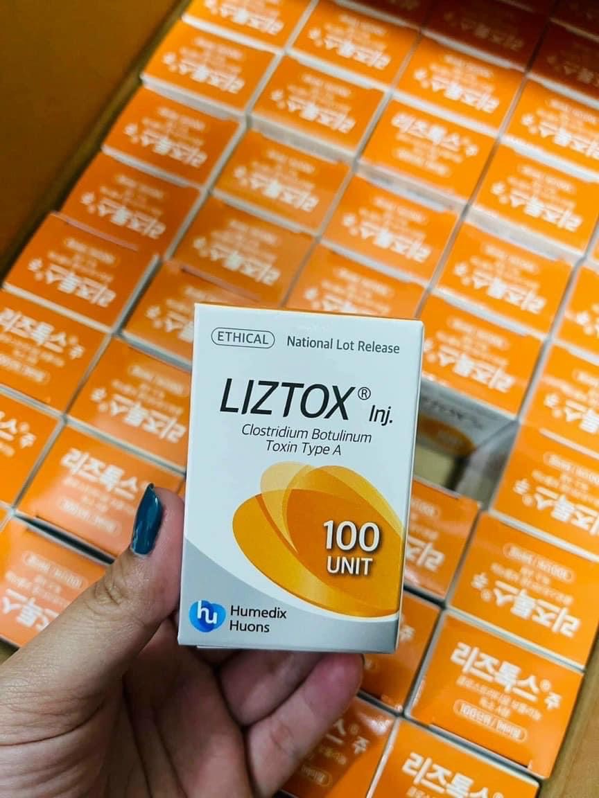 Botox Liztox 100 unit giúp xóa nếp nhăn hiệu quả nhanh chóng hàng chuẩn Hàn Quốc