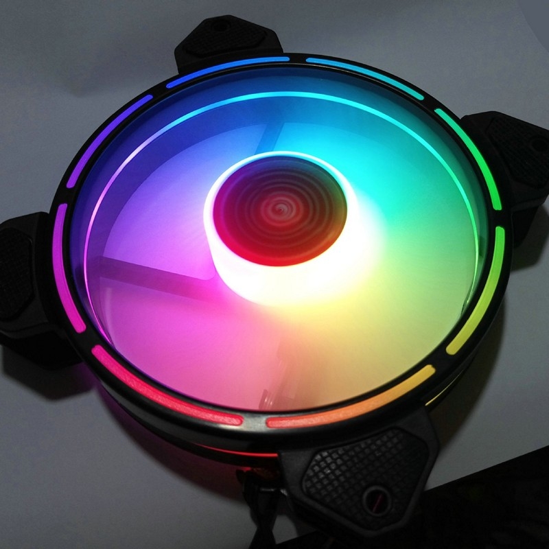 Quạt Tản Nhiệt Fan Case Led RGB HF300 - 16 Triệu màu 366 hiệu ứng