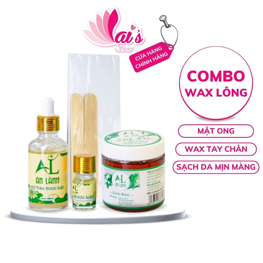 Wax lông an lành & mỡ trăn an lành sáp wax lông lạnh wax lông nách tay chân hiệu quả an toàn cho da - lai's store