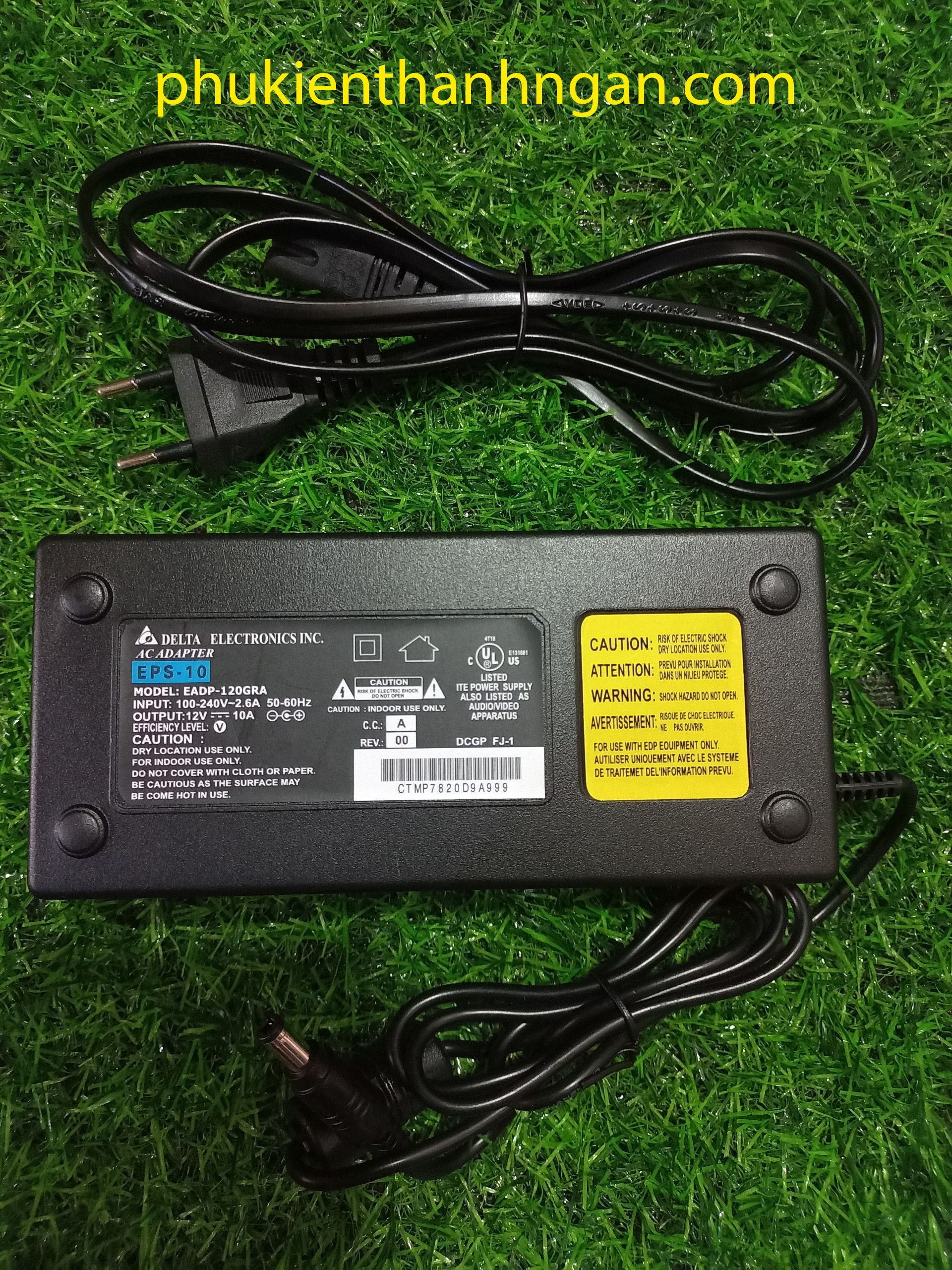 Nguồn điện tử delta 12v-10a zin chính hãng - nguồn delta 12v-10a