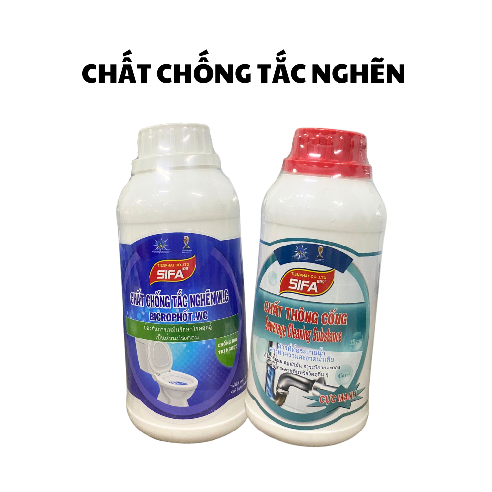 Bột Thông Tắc Bồn Cầu – Bột Thông Tắc Cống SiFa 550gr