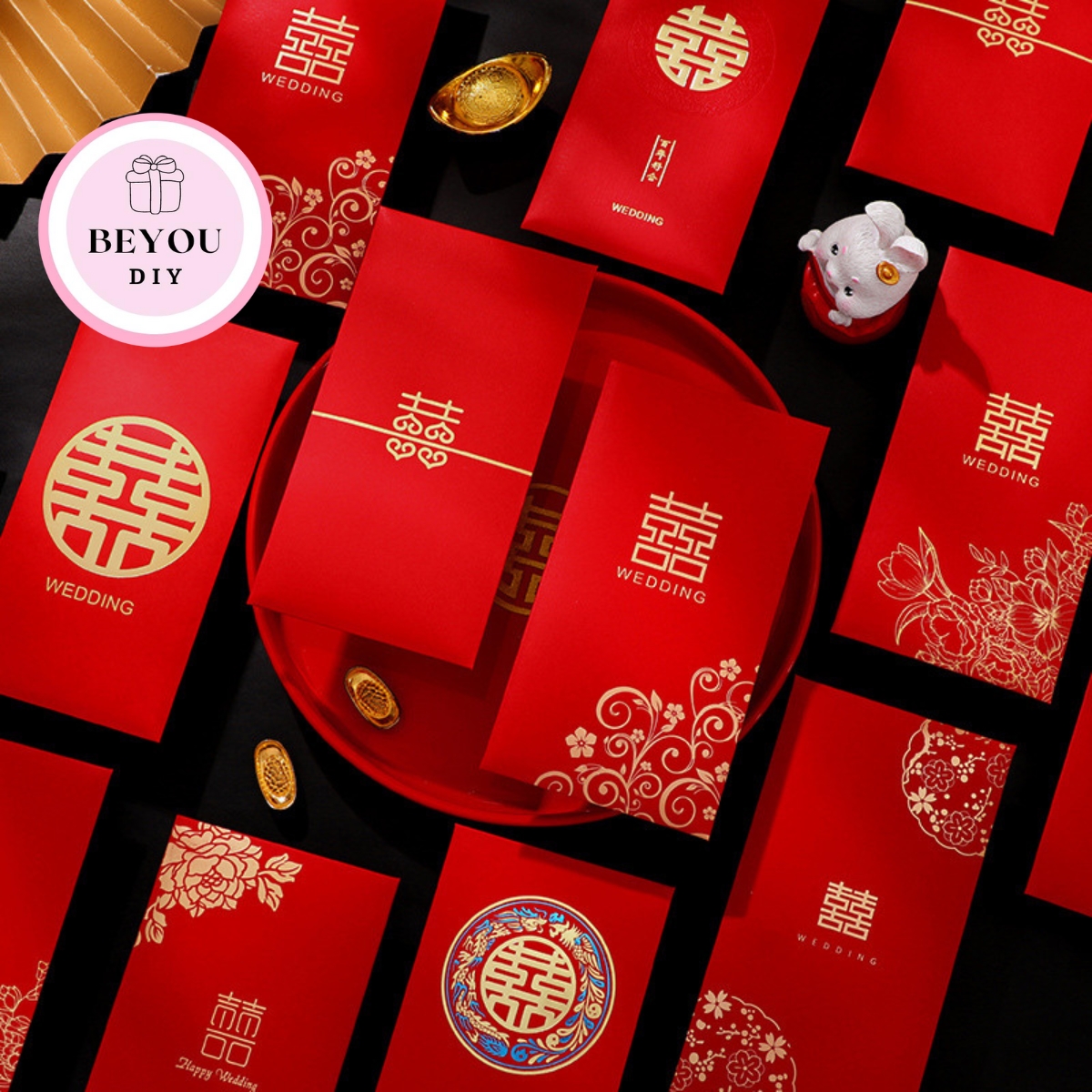 Bao lì xì đỏ ngày cưới, phong bao lì xì đám hỏi - beyou