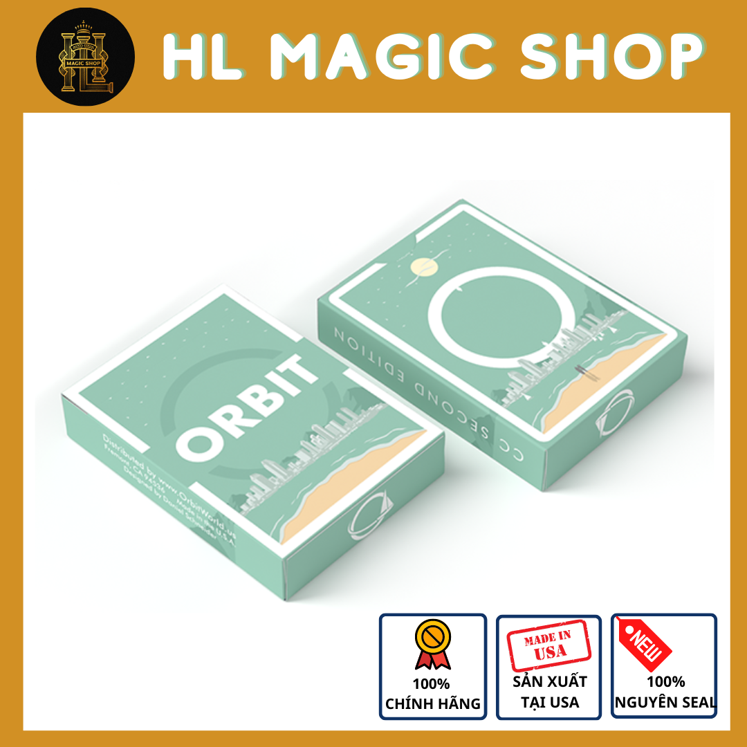 Bộ bài tây, bài ảo thuật Cardistry Con Orbit 2nd Edition Playing Cards - Bài Mỹ - Bài Chính Hãng