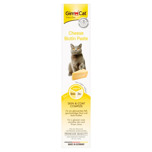 Gel dinh dưỡng Gimcat Cheese Biotin Paste Skin & Coat - 50g - Hỗ trợ dưỡng da lông