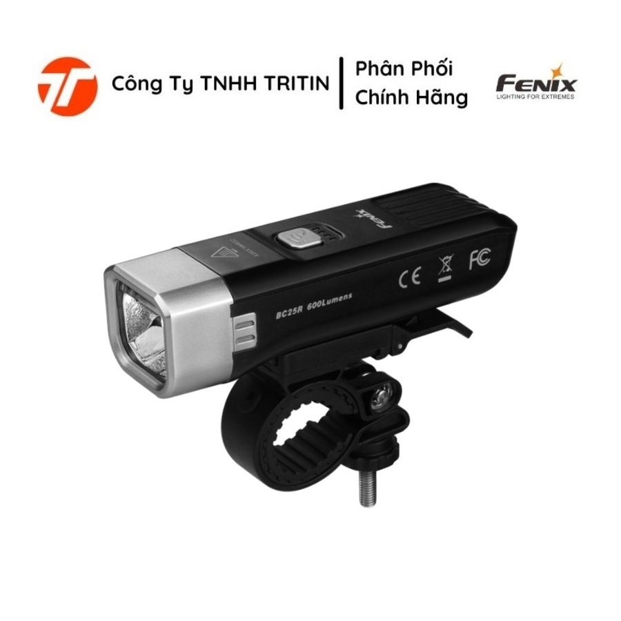 Đèn pin xe đạp fenix bc25r - 600 lumens - ánh sáng trung tính