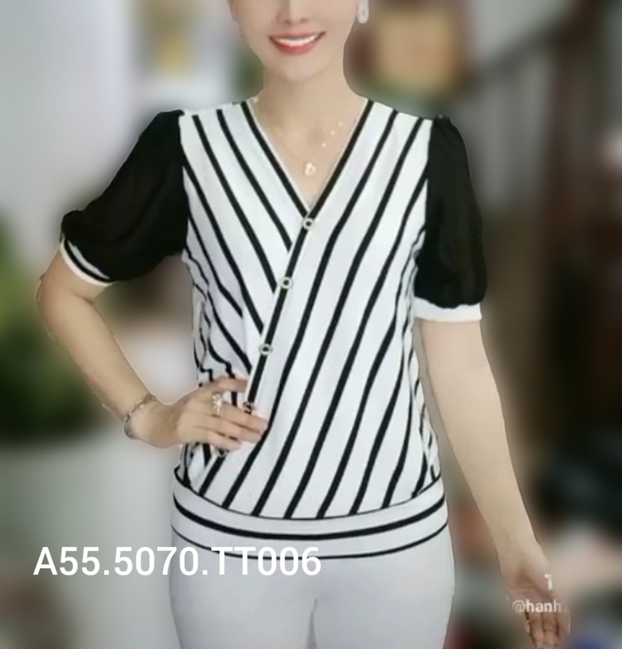 Áo trung niên che bụng - bắp tay - siêu đỉnh từ 50-70kg - chất thun cotton dày - mát