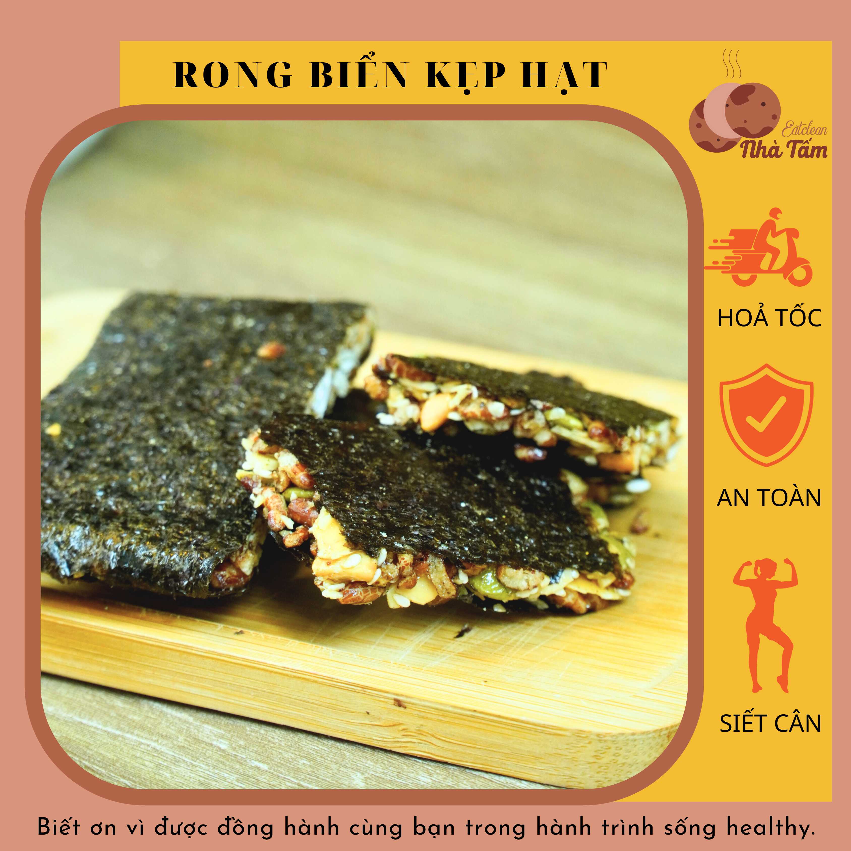 Rong biển kẹp hạt dinh dưỡng 200g