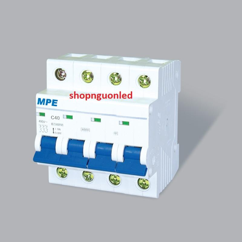 Cầu dao tự động aptomat 4 cực mpe