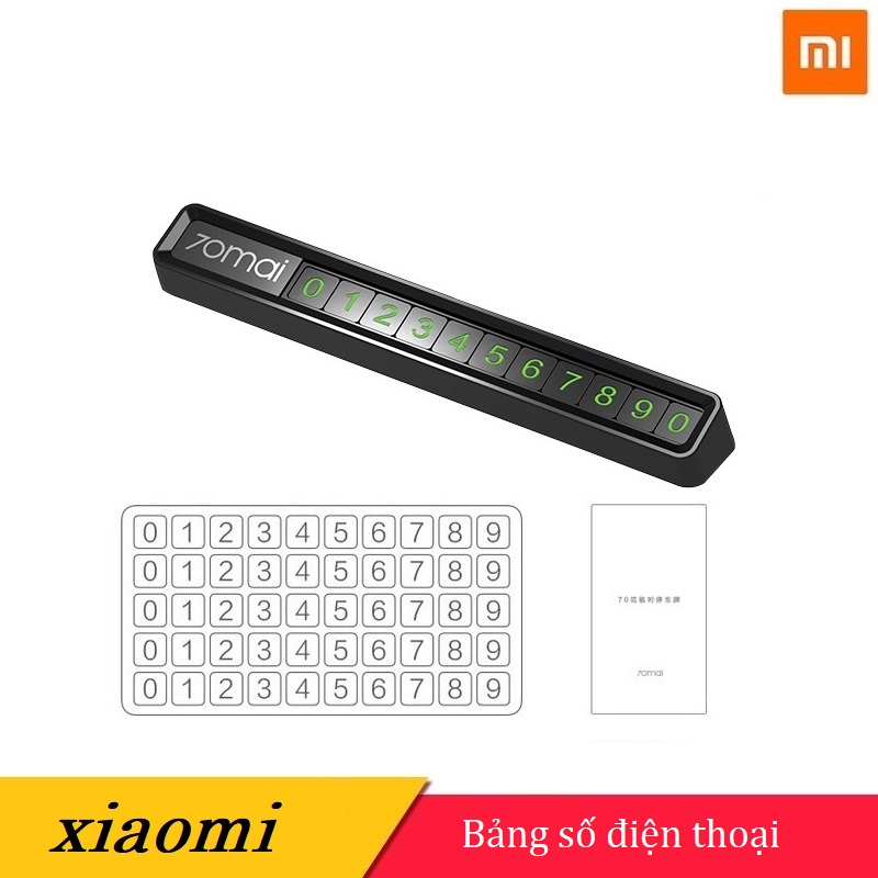 Bảng ghi số điện thoại trên ô tô xe hơi Xiaomi - 70mai