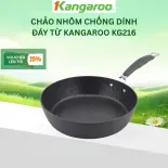 Chảo nhôm chống dính đáy từ Kangaroo KG216 - Size 26cm - Hàng chính hãng
