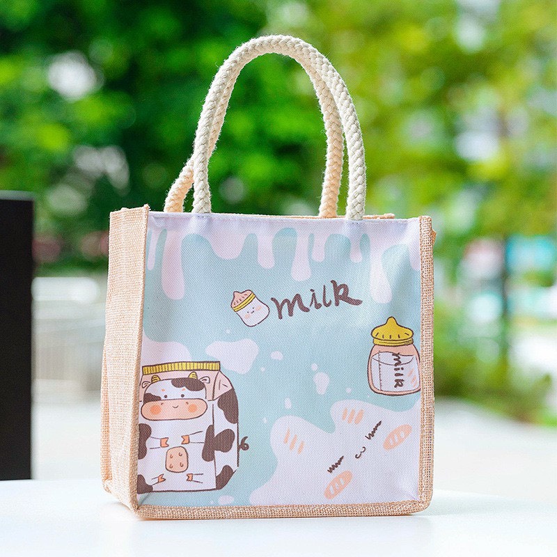 Túi cói mini hình cute