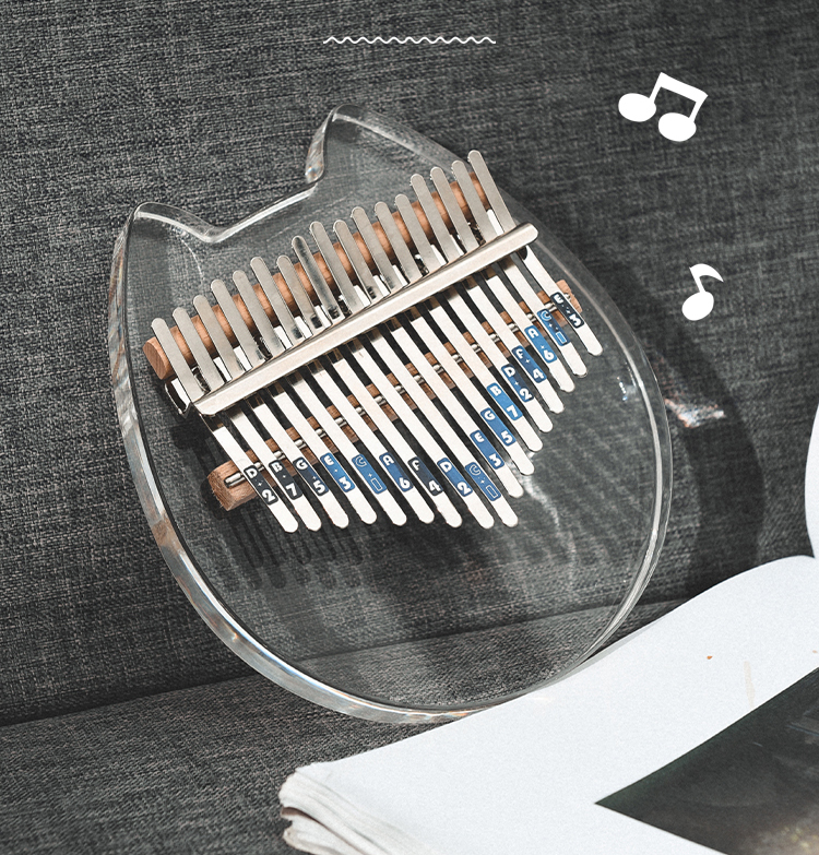 Đàn Kalimba Trong Suốt Chính Hãng 17 Phím Cho Người Mới Học