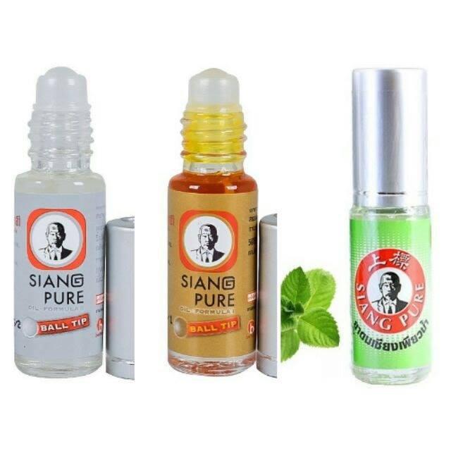 ✆ dầu gió lăn siang pure oil ball tip 3cc