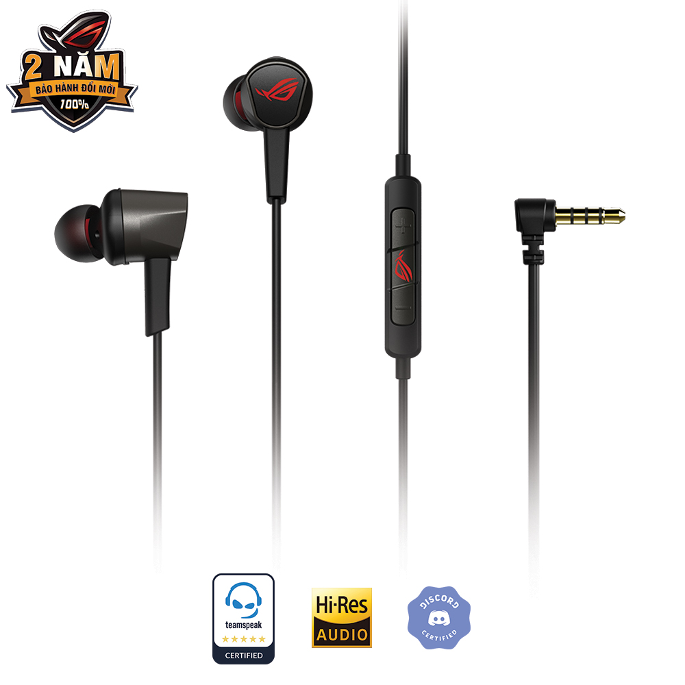 Tai Nghe chơi Game ROG CETRA II CORE jack 3.5mm Tai nghe gaming inear ROG CETRA II CORE cổng 3.5mm