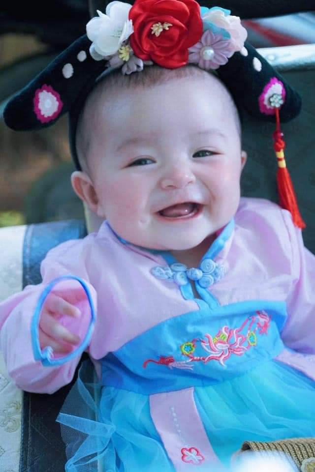 [HCM]Váy đầm Hanbok công chúa Hàn Quốc dễ thương cho bé yêu v28