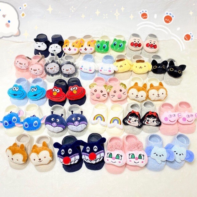 Tất vớ chống trượt siêu cute cho bé